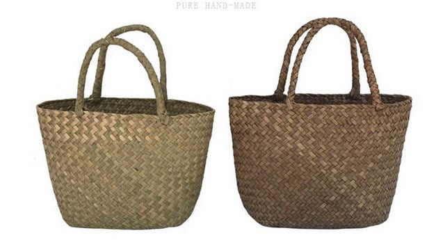 Natural Rattan Handwoven Tote Bag
