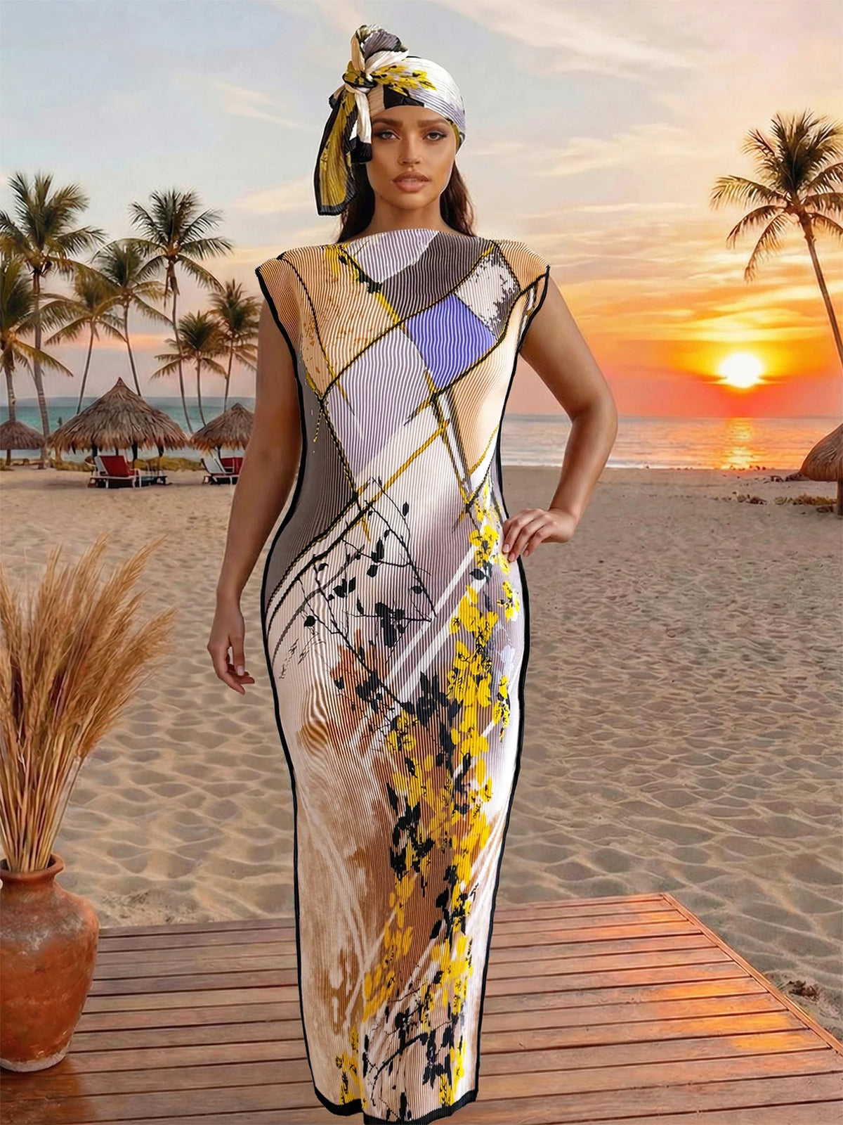 Elegant Maxi Length Muslim African Traditional Shawl for Women Dubai Luxury Kaftan Abaya Evening Dress Beach Covers Scarf