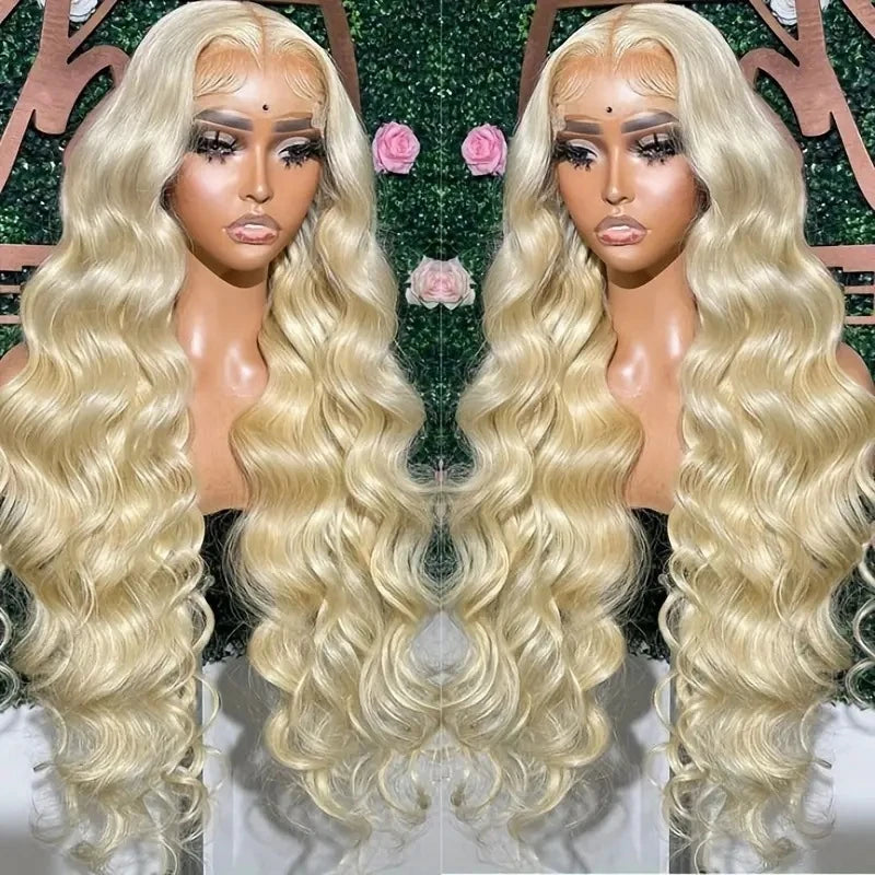 Wigs Fashionable Light Beige Wavy Hair African Front Lace