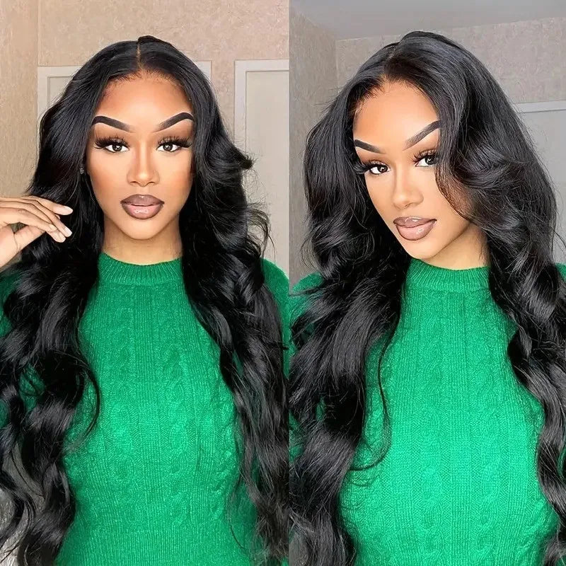 Fashionable front lace in piano color with large wavy curls, African synthetic fiber wig