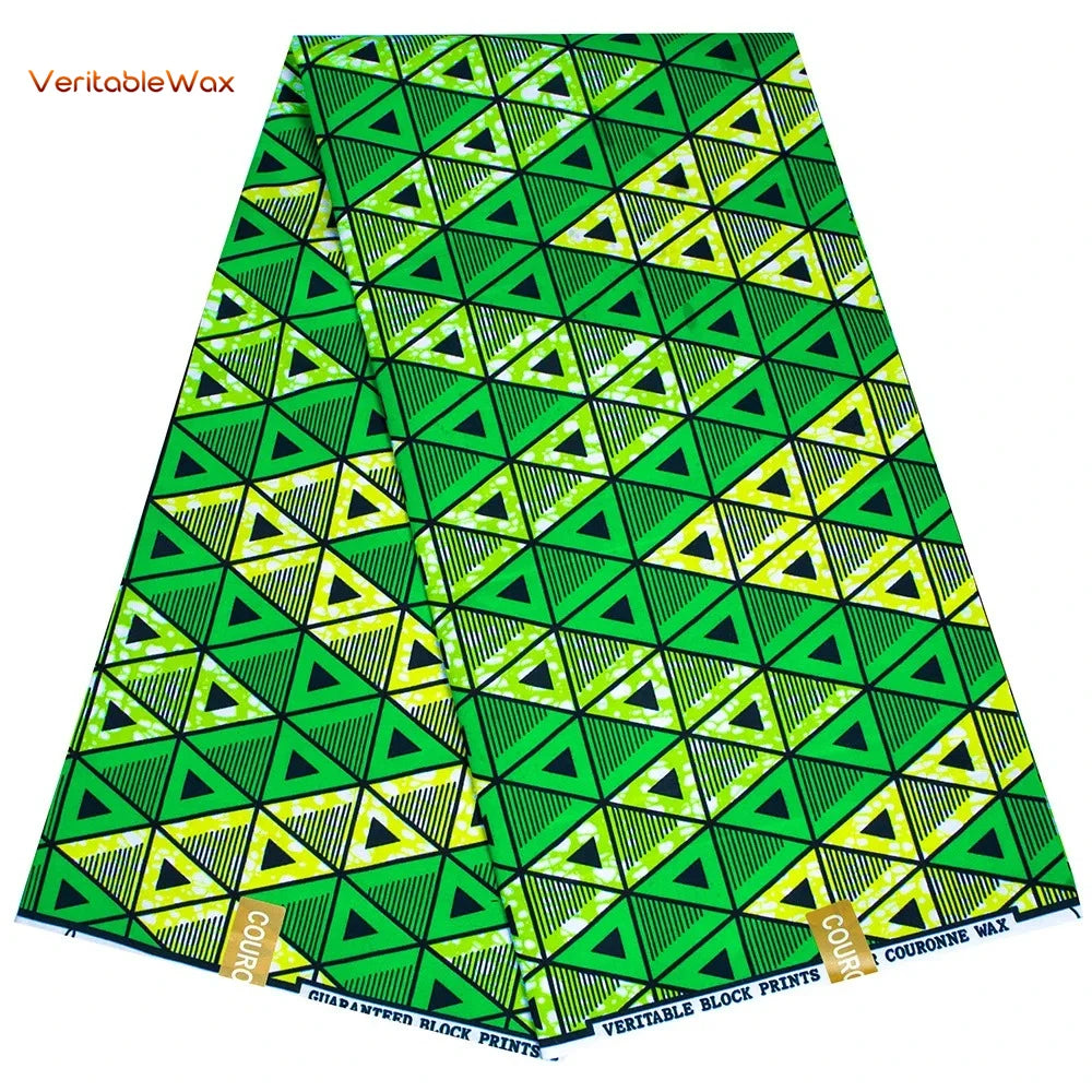 Ankara African Print Batik Pagne Real Wax Fabric DIY Sewing Patchwork Wedding Dress Craft Material Polyester High Quality Tissu