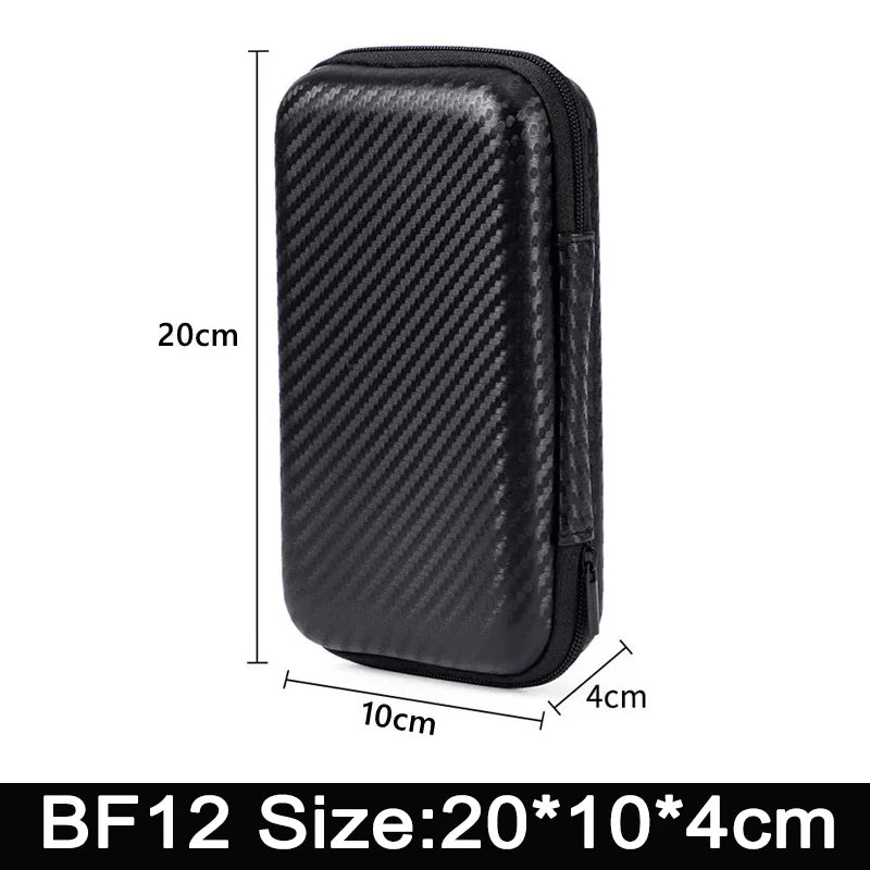 Earphone Data Storage Bag Oval Square Rectangle Cable Organizer Bags Mini Zipper Pouch Tech Gadgets Portable Charger U Disk Case