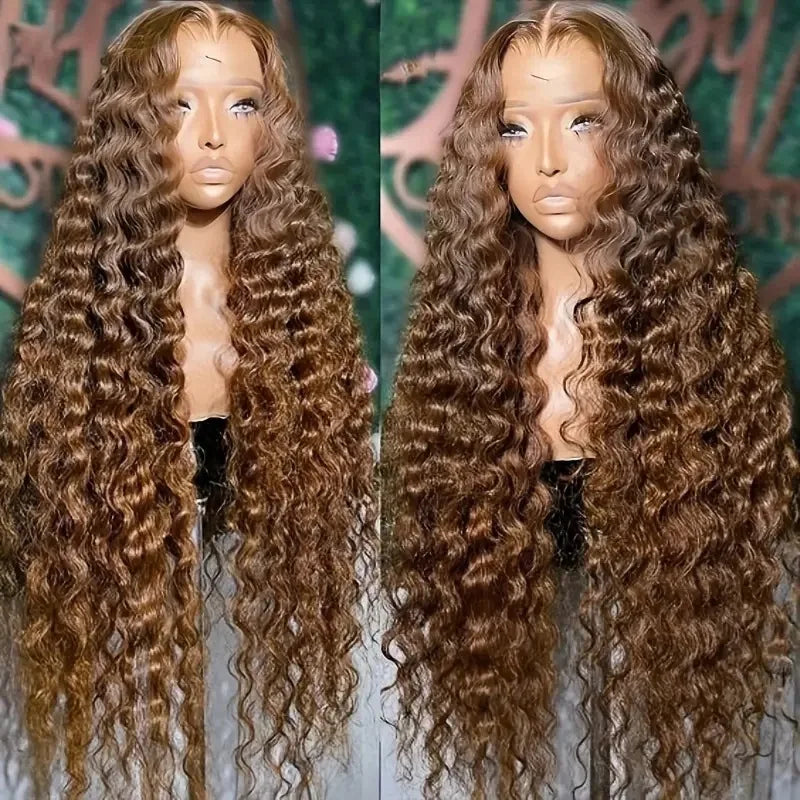 European and American wigs, lace front small curls, middle-parted long curly hair, fashionable synthetic hairpieces for African
