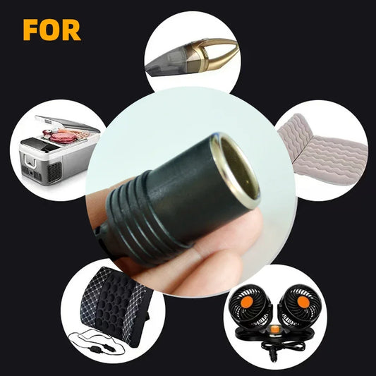 5V To 12V Converter Cable Extender USB or Type C Chargers To Cigarette Lighter Socket Power Adapter Electronics  Accessories