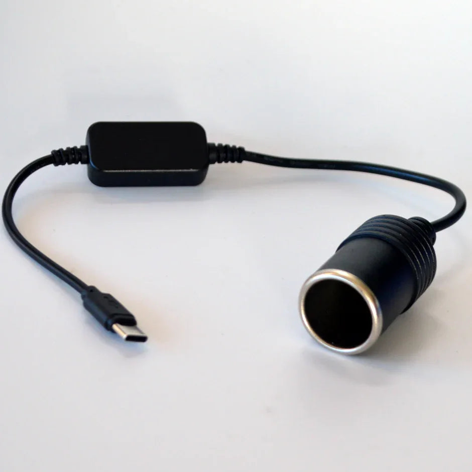 5V To 12V Converter Cable Extender USB or Type C Chargers To Cigarette Lighter Socket Power Adapter Electronics  Accessories