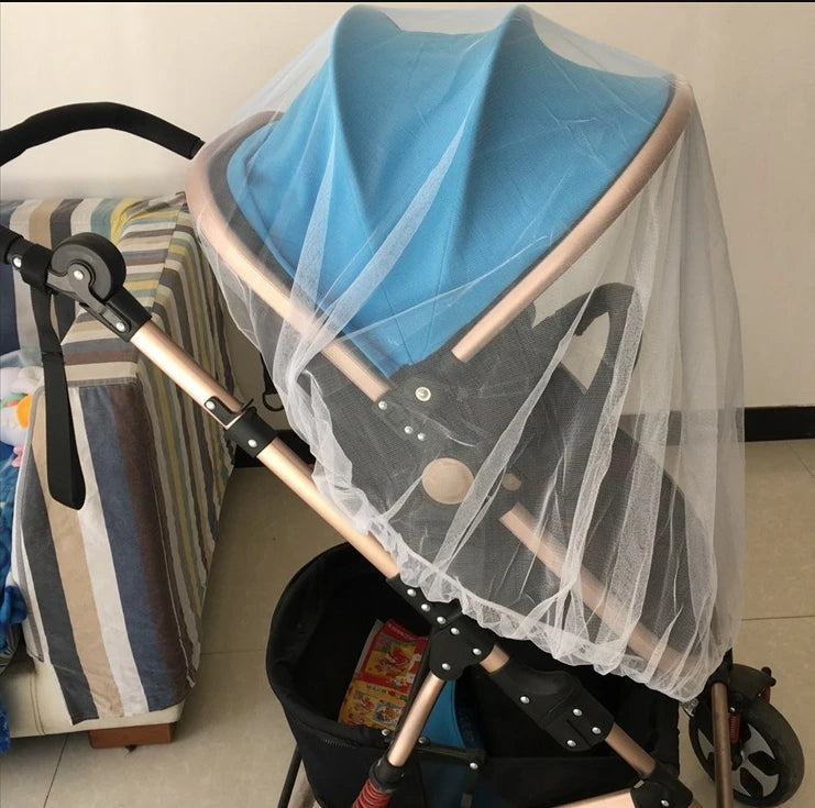Pushchair Cart Insect Shield Net Mesh Baby Stroller Mosquito Net Safe Infants Protection Mesh Cover Baby Stroller Accessories