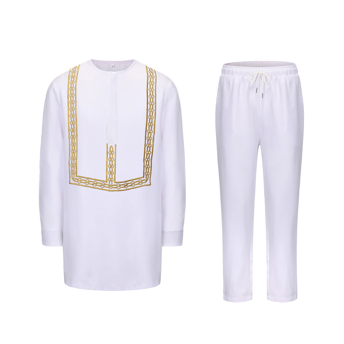 Men's Designer Clother Luxury Brand Clothing For Male African Traditional Outfit Dashiki 2Pc Elegant Men Suits Full Pant Sets