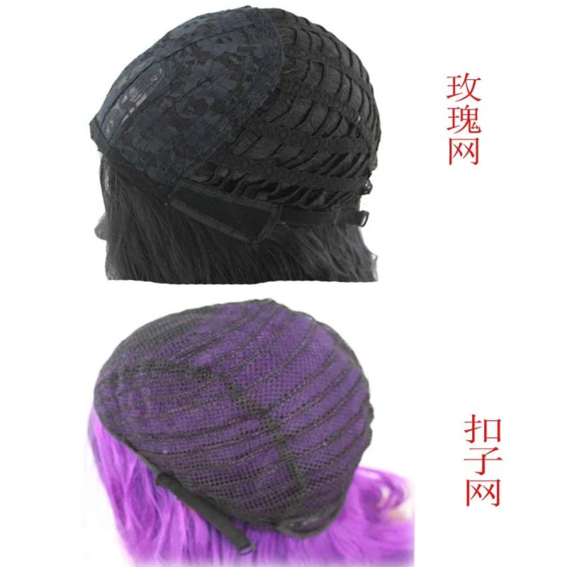 Popular in Europe and America, short straight hair, middle-parted black wig, African student headpiece