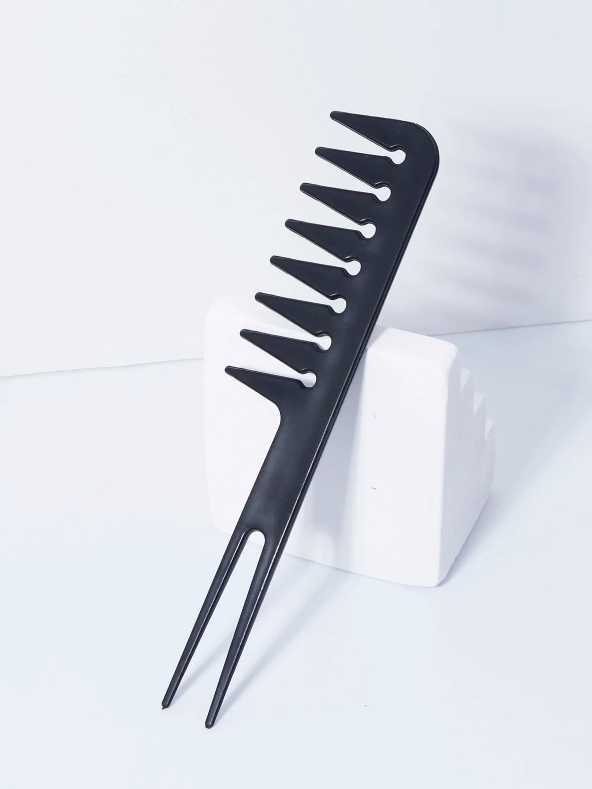 Double Fork Wide Tooth Comb, Double-Sided Comb, African Comb, Suitable for Both Men and Women for Hair Accessories
