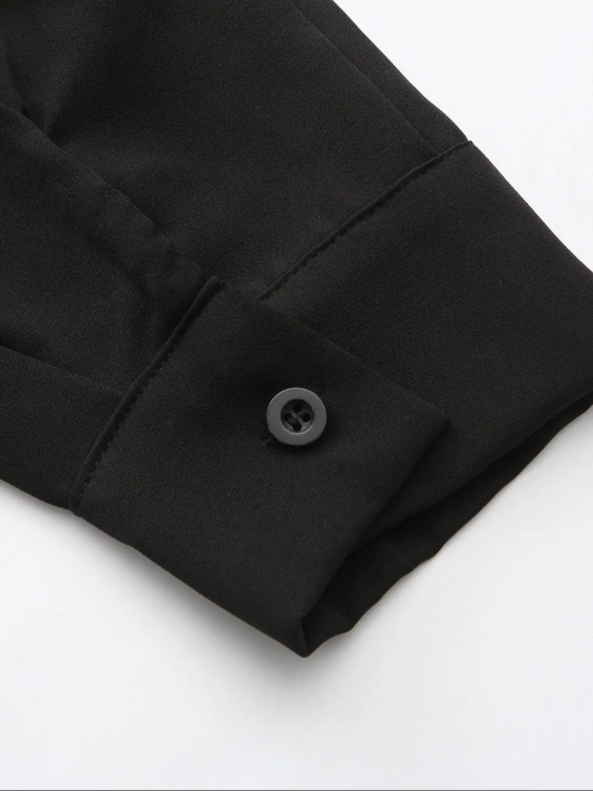 Men's Black round Neck African Middle Eastern Traditional Ethnic Style Formal Casual Suit for Wedding And Banquet