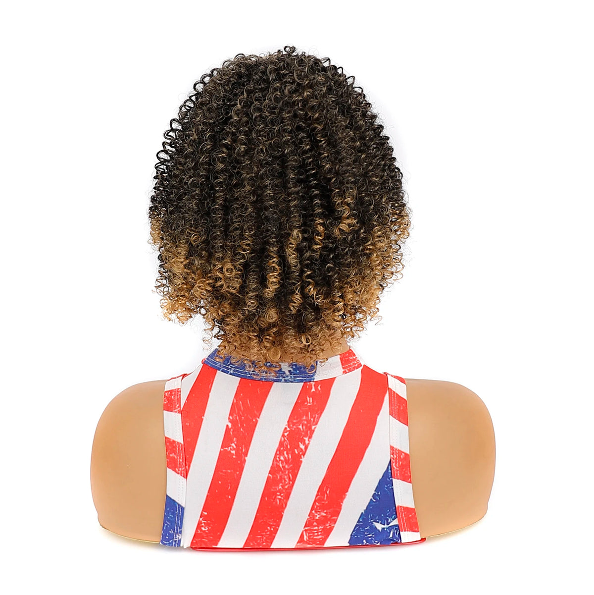 Synthetic Drawstring Curly Hair Ponytail Extension for African Women Short Afro Kinky Curly Hairpieces Fake Tail
