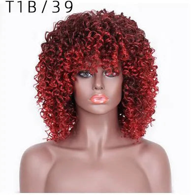 African Afro , Short Curly Wig for Black Women
