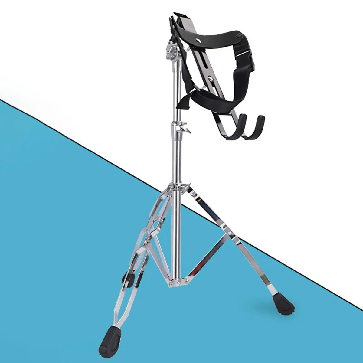 African Drum Metal Stand Adjustable Drum Holder Rack Stable Braced Legs Drum Accessory for Percussion Show Drum