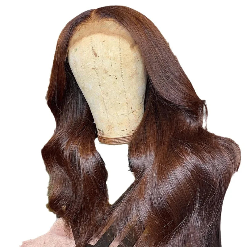 Fashionable large wavy middle-part , African , lace front wig available
