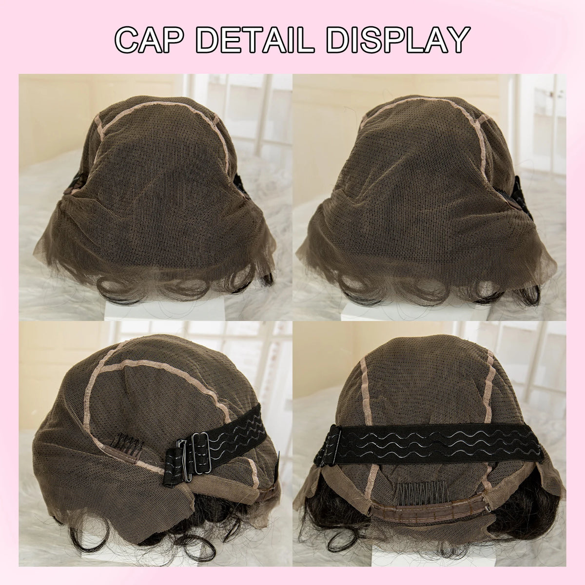 Full Lace Synthetic African Bantu Braided Wigs for Black Women Afro Hair Wig Lace Frontal Knotless Box Braiding Wig with Buns