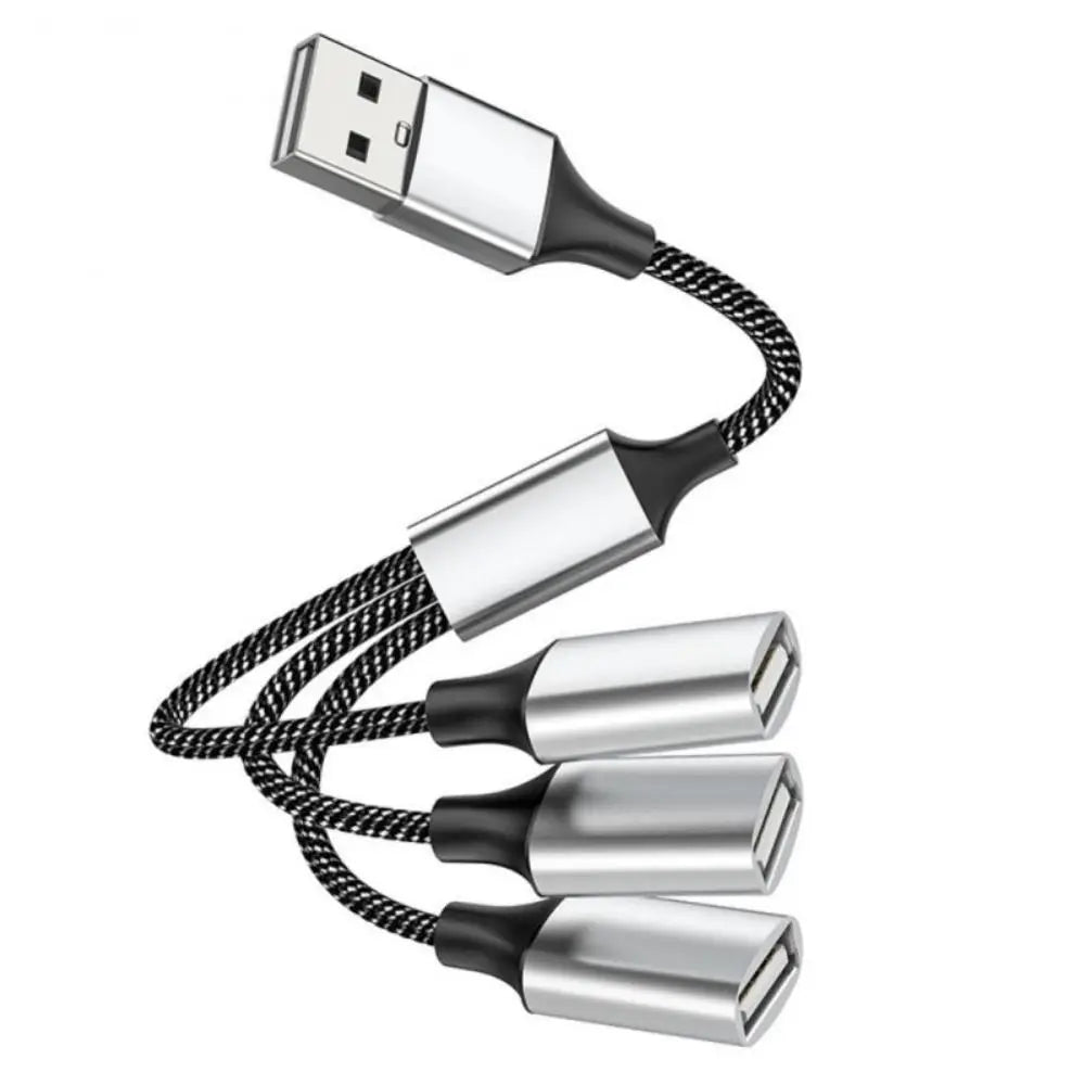 For PC Laptop Data Transfer Converter OTG Adapter Type C Hub USB Expander Charging Splitter