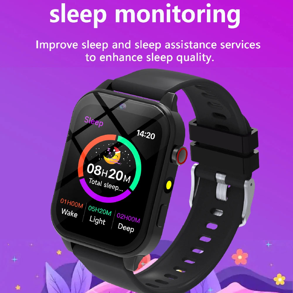 New Smart Watch Kids Toys 18 Games Sleep Monitoring Alarm Clock Calculator Steps Children Smartwatch Camera Boys Girls Gifts