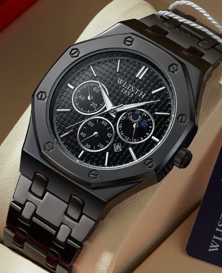 Savoi Binbond Men's Multifunctional Moon Phase Watch