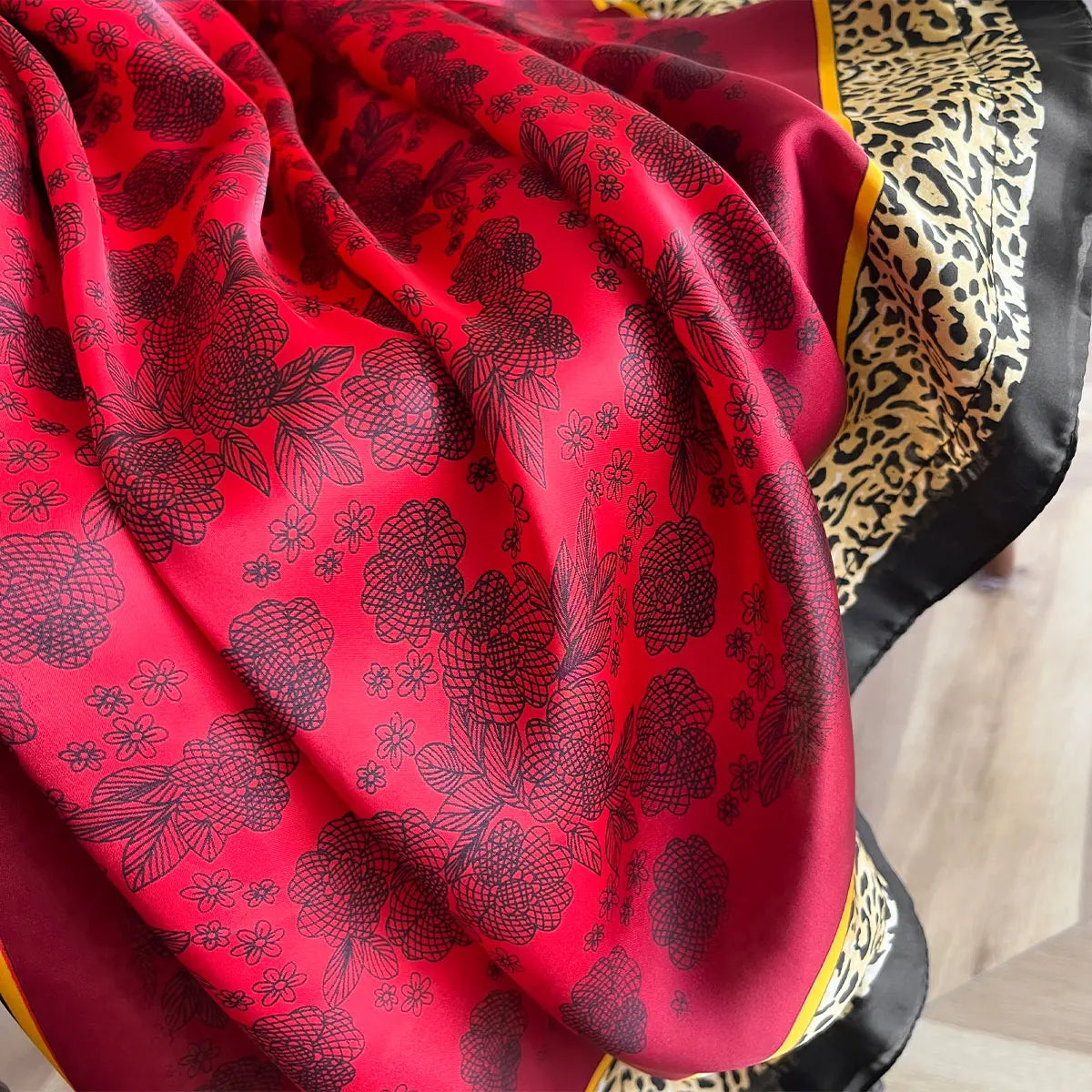 NEW Fashion Summer Dress With Big Scarf Dubai Turkey Kaftan Muslim Loose Abaya Women African Casual Leopard Print Shawl Robe