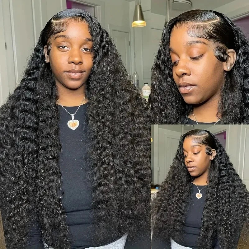 Fashionable 13*4 hair , African lace front small curly wig