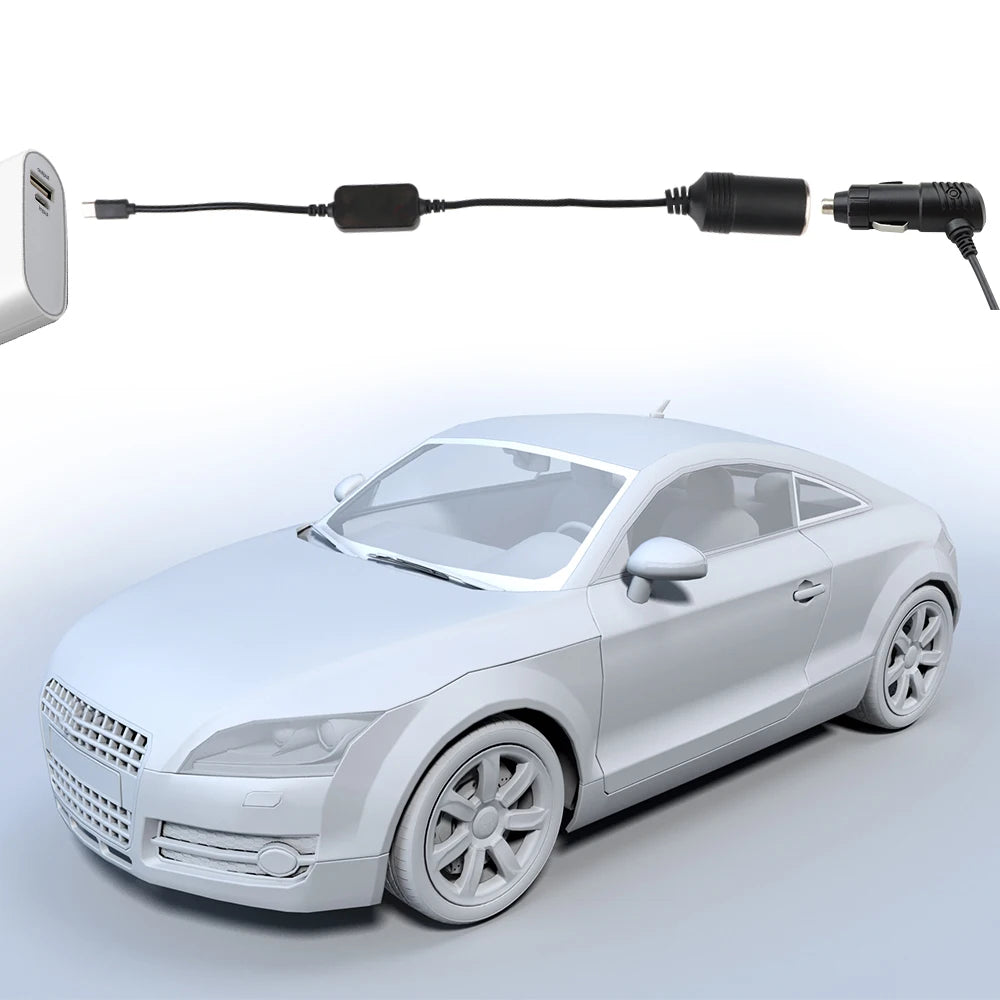 Car Electronics Accessories Cigarette Lighter Adapter Converter 1pc Type C Male to Female 5V USB To 12V Cigarette Lighter Socket