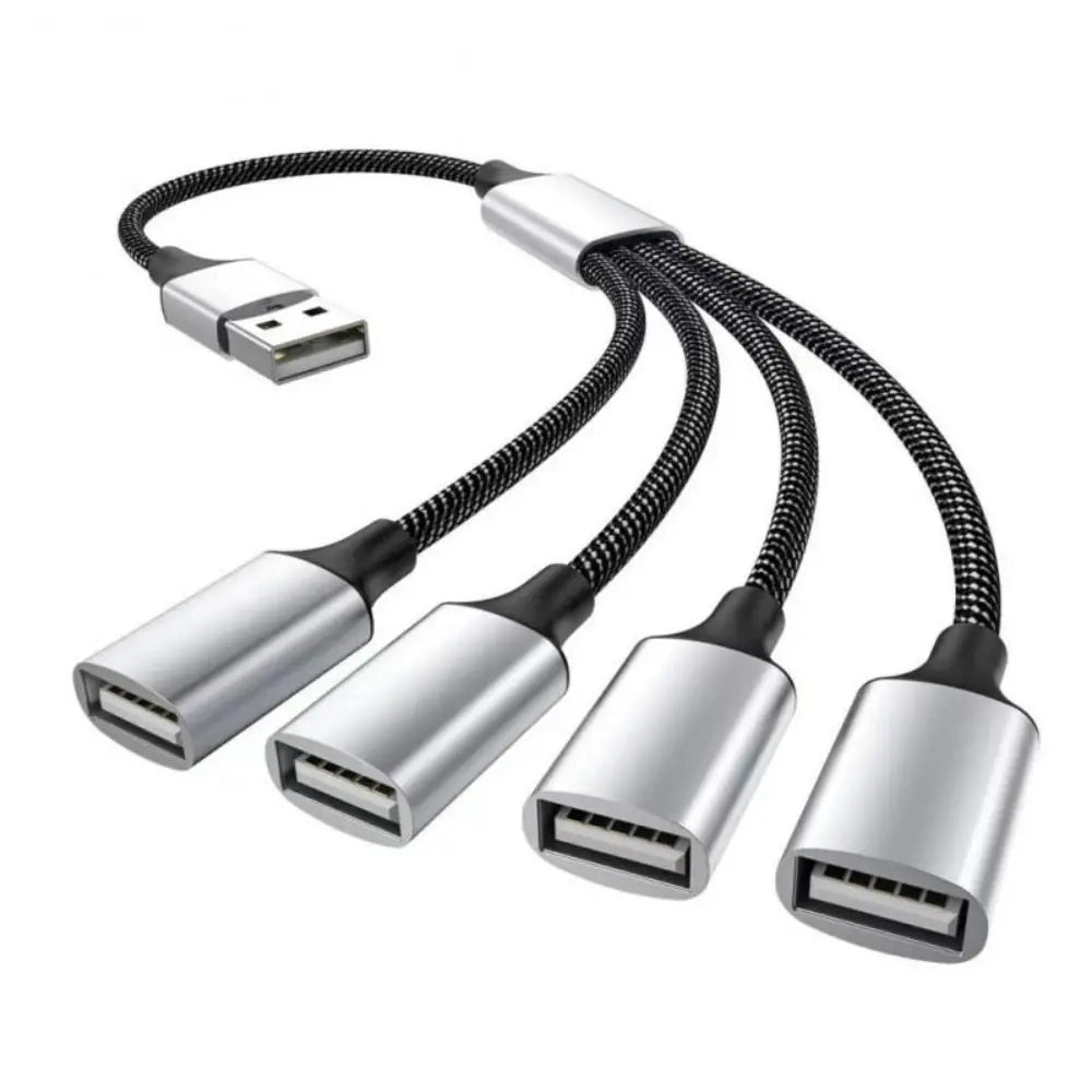 For PC Laptop Data Transfer Converter OTG Adapter Type C Hub USB Expander Charging Splitter