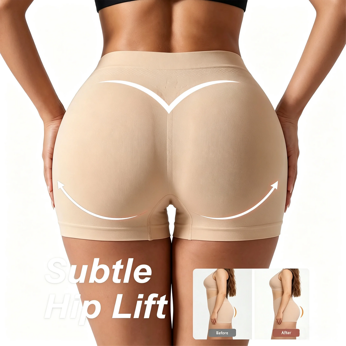 Women's Seamless Body Shaper Pantie Low Waist Tummy Control Boyshorts Breathable Comfortable Butt Lifter Panties Underwear
